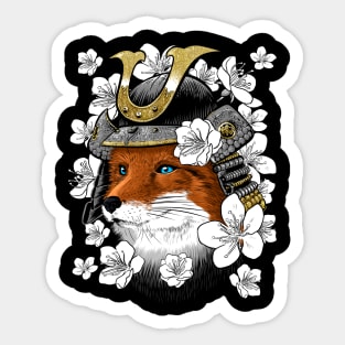 Samurai Fox Sticker